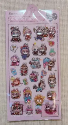 ラブブ　⭐︎中まで硬いボンボンドロップシール