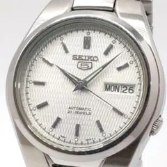 SEIKO 5 세이코 5 자동 감기 남성용 시계 데이 데이트 뒷면 스케치 가동품