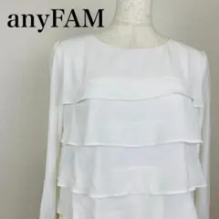 極美品 anyFAM ワンピース フリル 0650Bのサムネイル