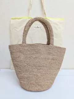 Sans Arcidet サンアルシデ ラフィア かごバッグ トートバッグ