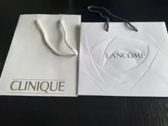 LANCOMEとCLINIQUEショッピングバッグ
