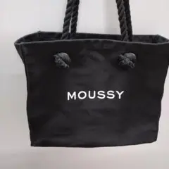 MOUSSY ブラック トートバッグ