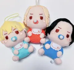 場地圭介 松野千冬 佐野万次郎 マイキー 東京リベンジャーズ ぬいぐるみ セット