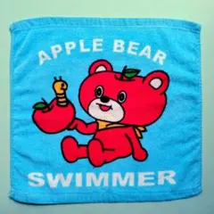 SWIMMER ハンドタオル 2枚セット APPLE BEAR／ネコと小鳥