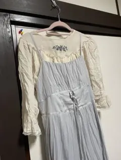 Fint キャミワンピース　半袖シャツ