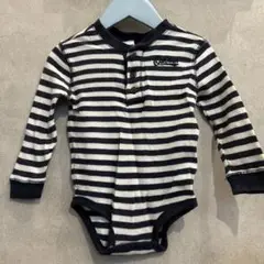 オシュコシュ　ロンパース18months ネイビー×ホワイト