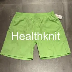 【新品未使用】Healthknit ヘルスニット 水陸両用ショーツ LL 黄緑のサムネイル