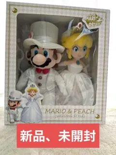 新品未開封 マリオ＆ピーチ ウェディング ぬいぐるみセット オデッセイ 任天堂
