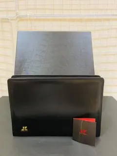 【未使用美品】HIROKO KOSHINO ヒロコ　コシノ　クラッチバッグ　黒