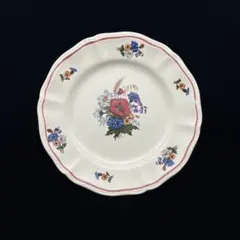 最期　美品4枚　サルグミンヌ　優しいベビーピンク10角形皿　フランスアンティーク 最期 美品4枚 サルグミンヌ 優しいベビーピンク10角形皿