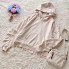 아줄 바이 마우지 ꕤ 자르기 후드 볼륨 슬리브 M 아이보리