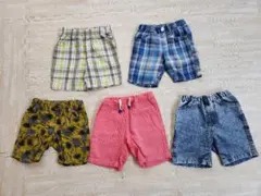 branshesなど　男の子 ハーフパンツ 5点セット 90cm