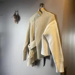 ケーブル ニット