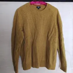 ユニクロ UNIQLO セーター ニット セーター イエロー メンズ M相当