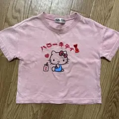 ☆ハローキティ☆綿100%ピンク Tシャツ 90㎝