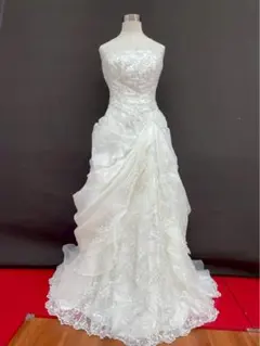 ☆特別セール T401-467中古ウェディングドレス☆白☆大きいサイズ23T 特別セール T-401-23中古ウエディングドレス☆オフホワイト⭐︎19T