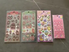 モンチッチ　フラフラらびちゃん　ウサハナ　シール　4枚セット