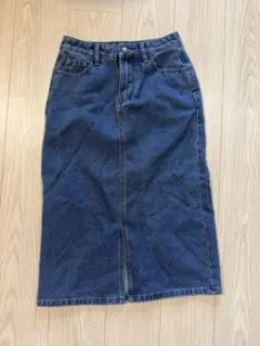URGE: デニム ロングスカート Sのサムネイル