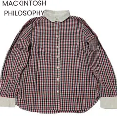 Macintosh マッキントッシュ 長袖シャツ チェック 38