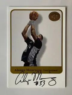 NBA Alonzo Mourning 2001 GOTG Auto
