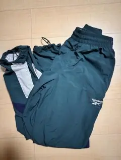 Reebok ジャージパンツ XS ダークグリーン