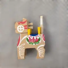【美品】木製 民芸品 馬の置物 郷土玩具
