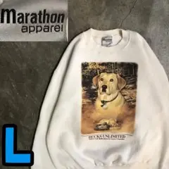10T7605 marathon スウェット　アニマル　USA製　古着