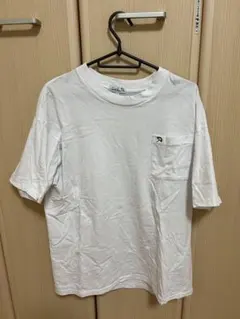 ホワイト Tシャツ ポケット付き
