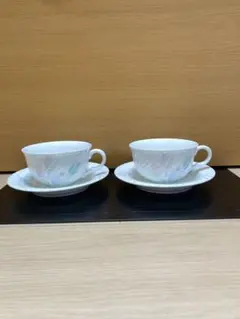 HOYA ホヤ　カップ＆ソーサー 2客セット