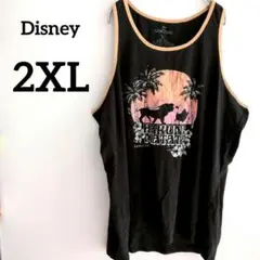 良品✨ Disney ディズニー 【2XL】 ライオンキング タンクトップ 黒のサムネイル