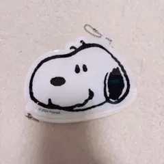スヌーピー ポーチ 小型 ホワイト