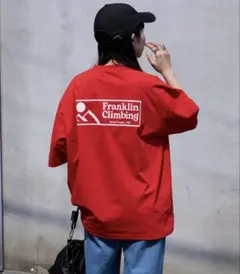 Franklin Climbing グラフィックバックロゴ半袖Tee セール　新