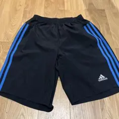 adidas アディダス ランニングショーツ S パンツ ブラック×ブルーのサムネイル