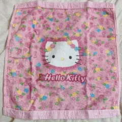 ★ 新品 ★ ハローキティ タオルハンカチ　ハンカチ　キティ　サンリオ　レトロ