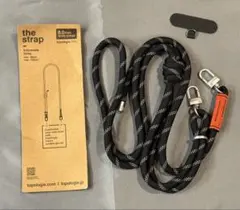 週末セールtopologie 黒 the strap ショルダーストラップ