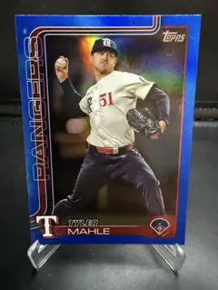 Tyler Mahle Blue Foil /150 Rangers