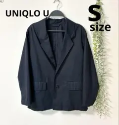 UNIQLO U ユニクロ　ユー　コットンブレンドジャケット　ネイビー　Sサイズ