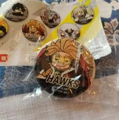 くら寿司　缶バッチ　ホークス　ヒロアカ