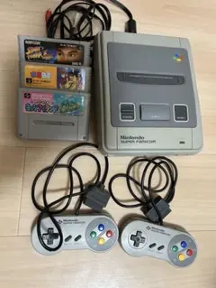 Nintendo スーパーファミコン 本体 コントローラー ソフト3本セット