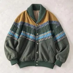 希少 Modigliani Italy ヴィンテージ ニットブルゾン M〜L相当