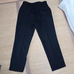 黒ウエストゴムスラックス①