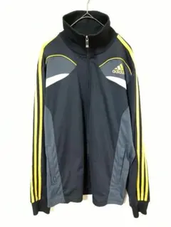 アディダス　トラックジャケット　メンズM　2010年製　Y2K　美品　黒