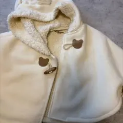 ミキハウス　ベビーポンチョ　free