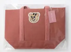 【即日発送】FEILER オールドテディワッペントートバッグ　ピンク