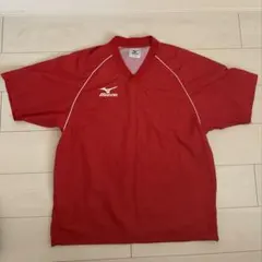 MIZUNO ウィンドブレーカー 半袖 レッド テニス バドミントン 卓球のサムネイル