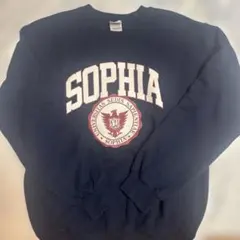 ソフィア　SOPHIA 上智大学　トレーナー　ネイビーのサムネイル