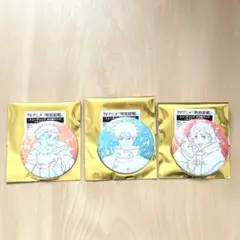 呪術廻戦　マルキューブ　ホロ缶バッジ　虎杖悠仁　伏黒恵　釘崎野薔薇