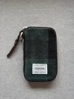 PORTER ポーター 吉田カバン　キーケース　チェック　グリーンのサムネイル