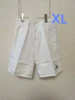 ★未使用★le coq sportif ハーフパンツ 白 Oサイズ