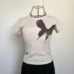 Tシャツ　蝶々　y2k 森ガール　フェアリーグランジ